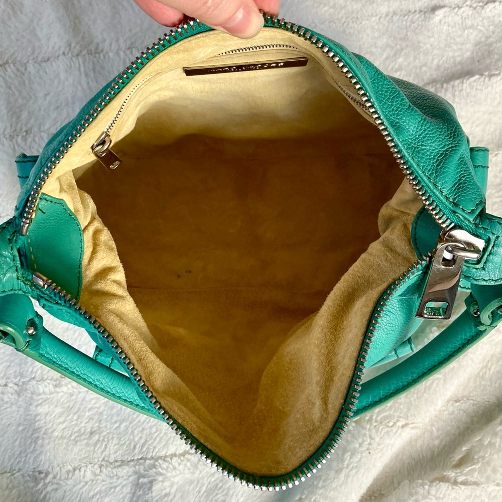 Marc Jacobs Vintage Y2K Blake Multi-Pocket Hobo Bag  Turquoise Gilmore Girls - Picture 11 of 17